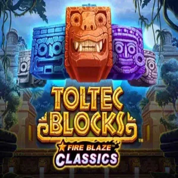 Slots logo of Fire Blaze: Toltec Blocks from Rarestone Gaming at Brutal Casino