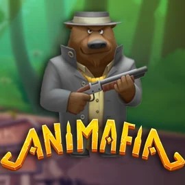 Animafia slot logo by Peter & Sons at Brutal Casino