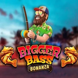 Bigger Bass Bonanza logo – Slots by Pragmatic Play at Brutal Casino