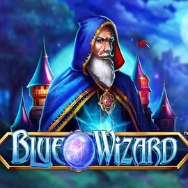 Official Slots logo: Blue Wizard by Quickspin at Brutal Casino