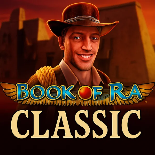 Book of Ra Classic game by Novomatic – logo hosted on Brutal Casino