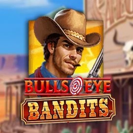 Slots logo of Bulls Eye Bandits from Origins at Brutal Casino