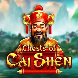 Chests of Cai Shen online game logo by Pragmatic Play on brutal-casino.net