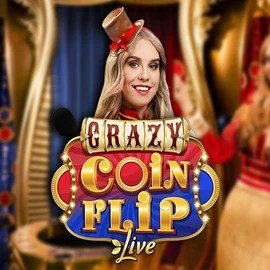 Live Casino logo of Crazy Coin Flip from Evolution at Brutal Casino