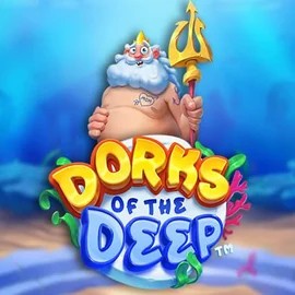 Logo of Dorks of the Deep from Hacksaw Gaming at Brutal Casino