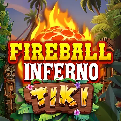 Official Slots logo: Fireball Inferno Tiki by NetEnt at Brutal Casino