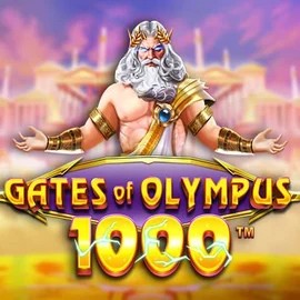 Gates of Olympus 1000 online game logo by Pragmatic Play on brutal-casino.net