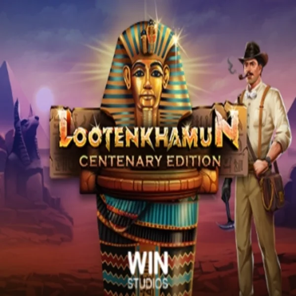 Loot'en Khamun the Dead Sea Scrolls logo by Win Studios Brutal Casino