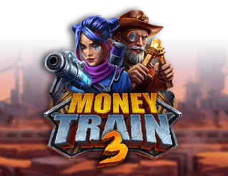 Money Train 3 slot logo by Relax Gaming at Brutal Casino