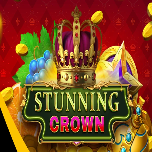 Stunning Crown online game logo by BF Games on brutal-casino.net