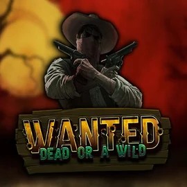 Wanted Dead or a Wild by Hacksaw Gaming, showcased at brutal-casino.net – game logo