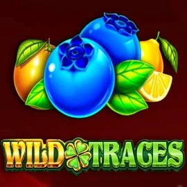 Wild Traces slot logo by Amusnet Interactive at Brutal Casino