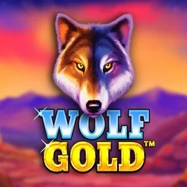 Wolf Gold slot logo by Pragmatic Play at Brutal Casino